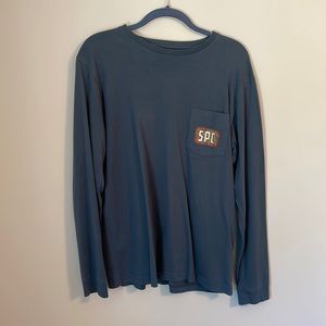 Navy Mens Southern Point Co Shirt